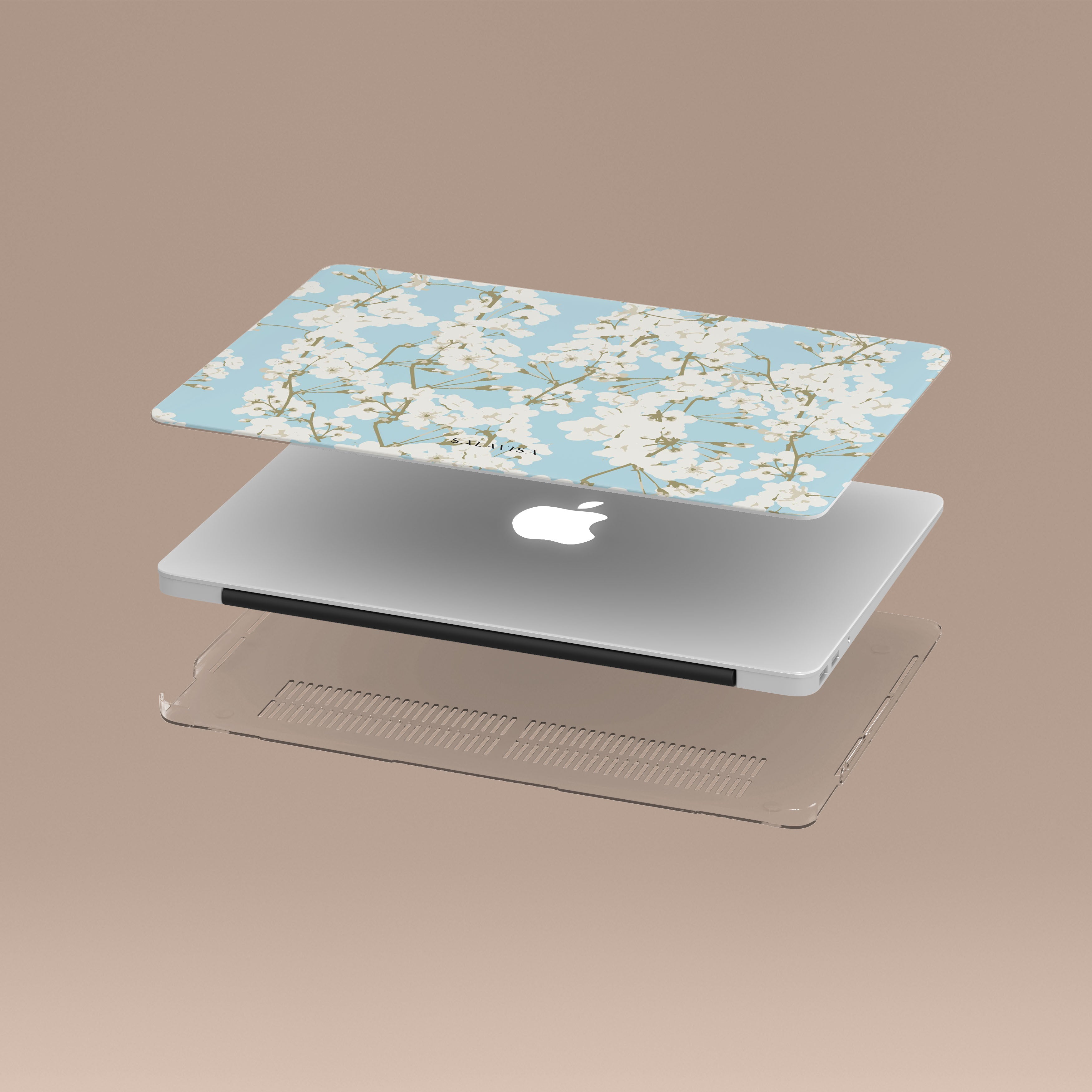 Premium Spring Apple Flower MacBook Case - Stylish Protective Cover for MacBook Air/Pro - Perfect for Work, Travel & School