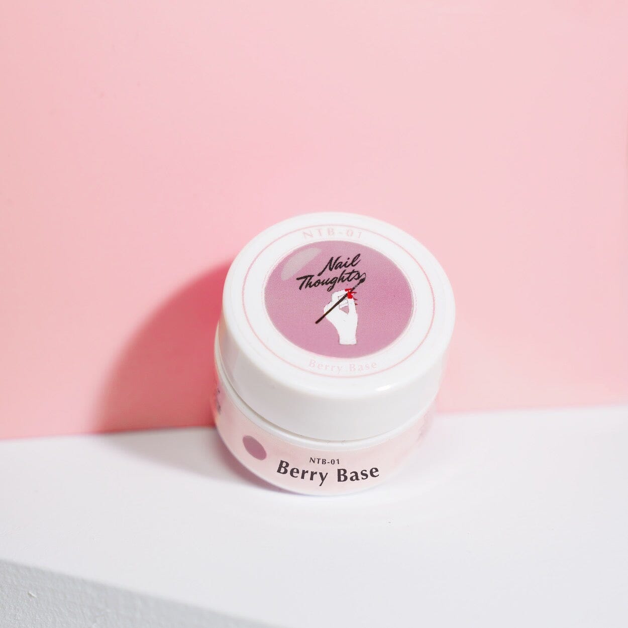 Nail Thoughts POT NTB 01 Berry Base 8g - Professional Nail Polish Base Coat for Long-Lasting Manicures - Perfect for Home Nail Care & Salon Use