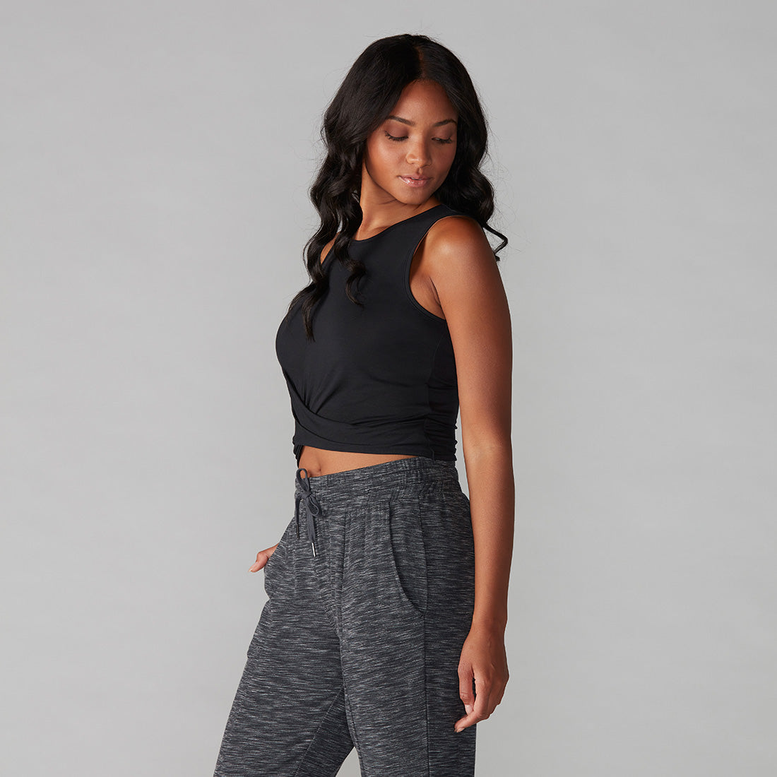 Tavi Noir Twist Tank Top for Women - Stylish & Comfortable Casual Wear for Summer, Beach, and Everyday Outfits