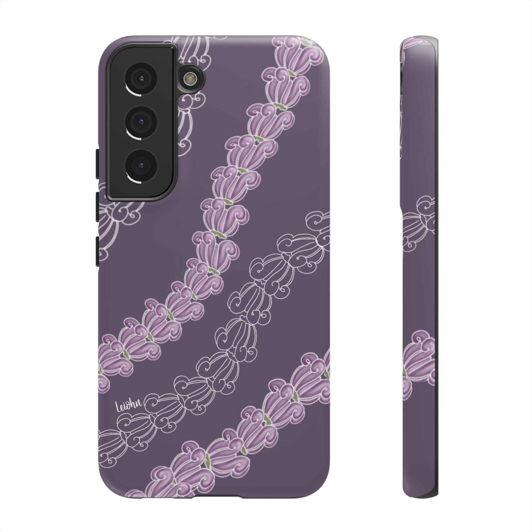 Samsung Galaxy Phone Case with Crown Lei Design - Durable Protective Cover for Samsung Galaxy Series | Perfect for Hawaiian Parties, Luaus, and Tropical Themed Events