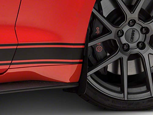 No-Drill Splash Guards for 2015-2023 Ford Mustang - Front Wheel Mud Flaps - Easy Installation & Durable Protection Against Road Debris & Splashes - Perfect for Daily Driving & Car Shows