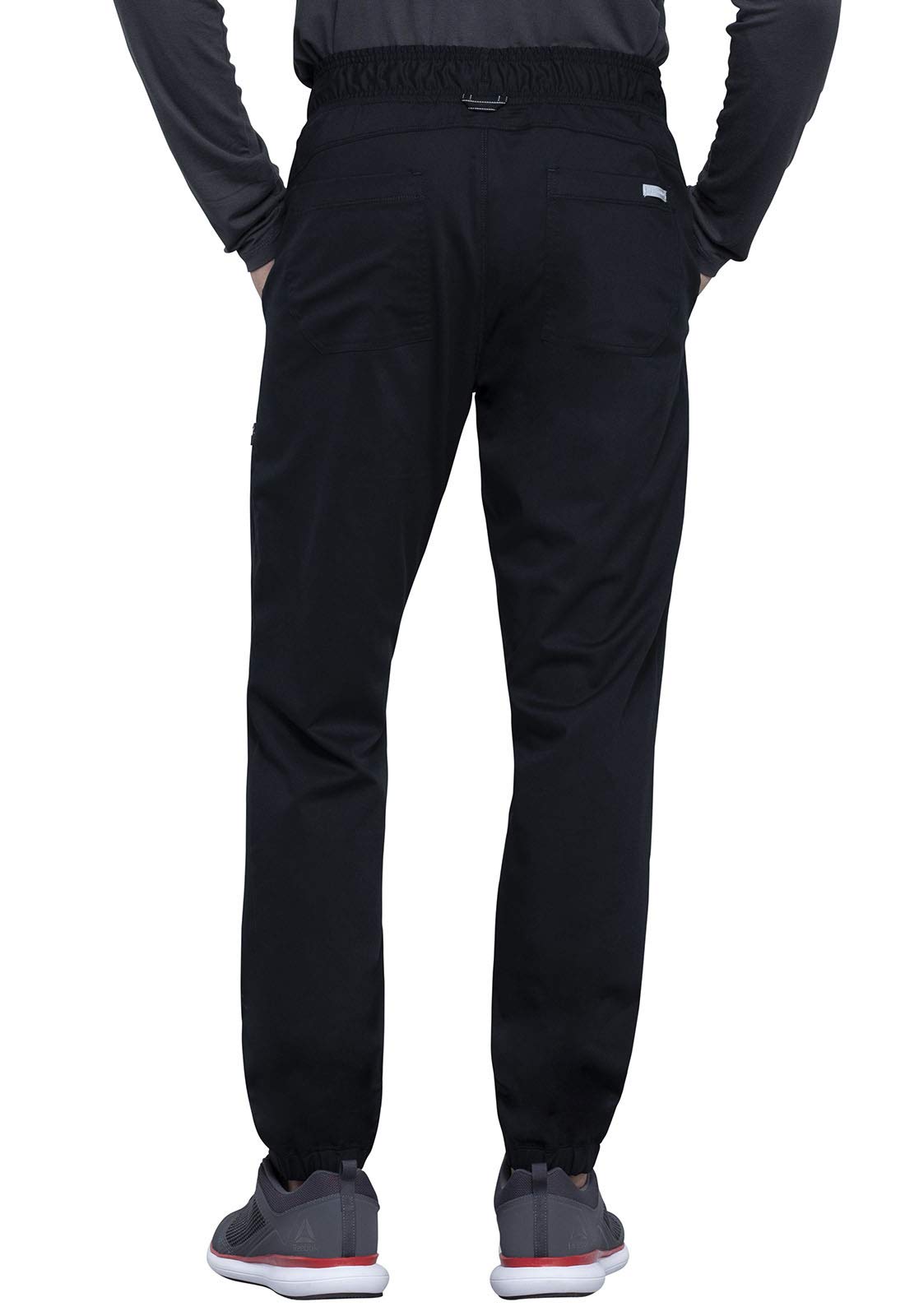 Cherokee Men's Scrubs Pants - Natural Rise Jogger with Zip Cargo Pockets | Comfortable Medical Workwear for Doctors & Nurses | WW012 | Perfect for Hospital Shifts & Healthcare Professionals