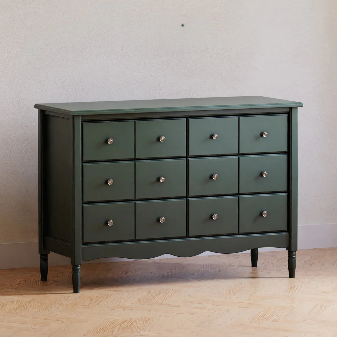 Liberty 6 Drawer Assembled Dresser - Modern Wooden Chest of Drawers for Bedroom Storage | Perfect for Organizing Clothes, Linens & Accessories in Home, Dorm or Nursery
