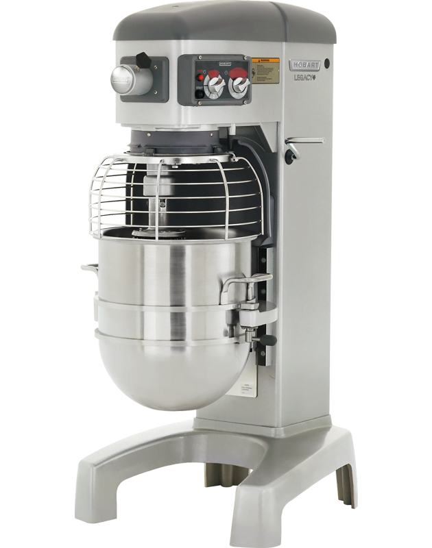 Hobart Legacy HL400 4STD 40 Qt Commercial Planetary Floor Mixer - 1.5 HP, 200-240V, 1 Phase - Perfect for Bakeries, Restaurants & Food Service Businesses