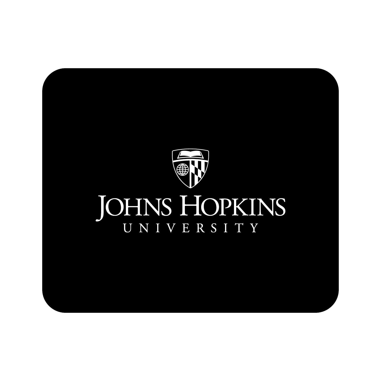 Johns Hopkins University Mouse Pad - Non-Slip Fabric Desk Mat with Floral Lace Design for Gaming, Office & Study - Perfect for Students, Alumni & Fans