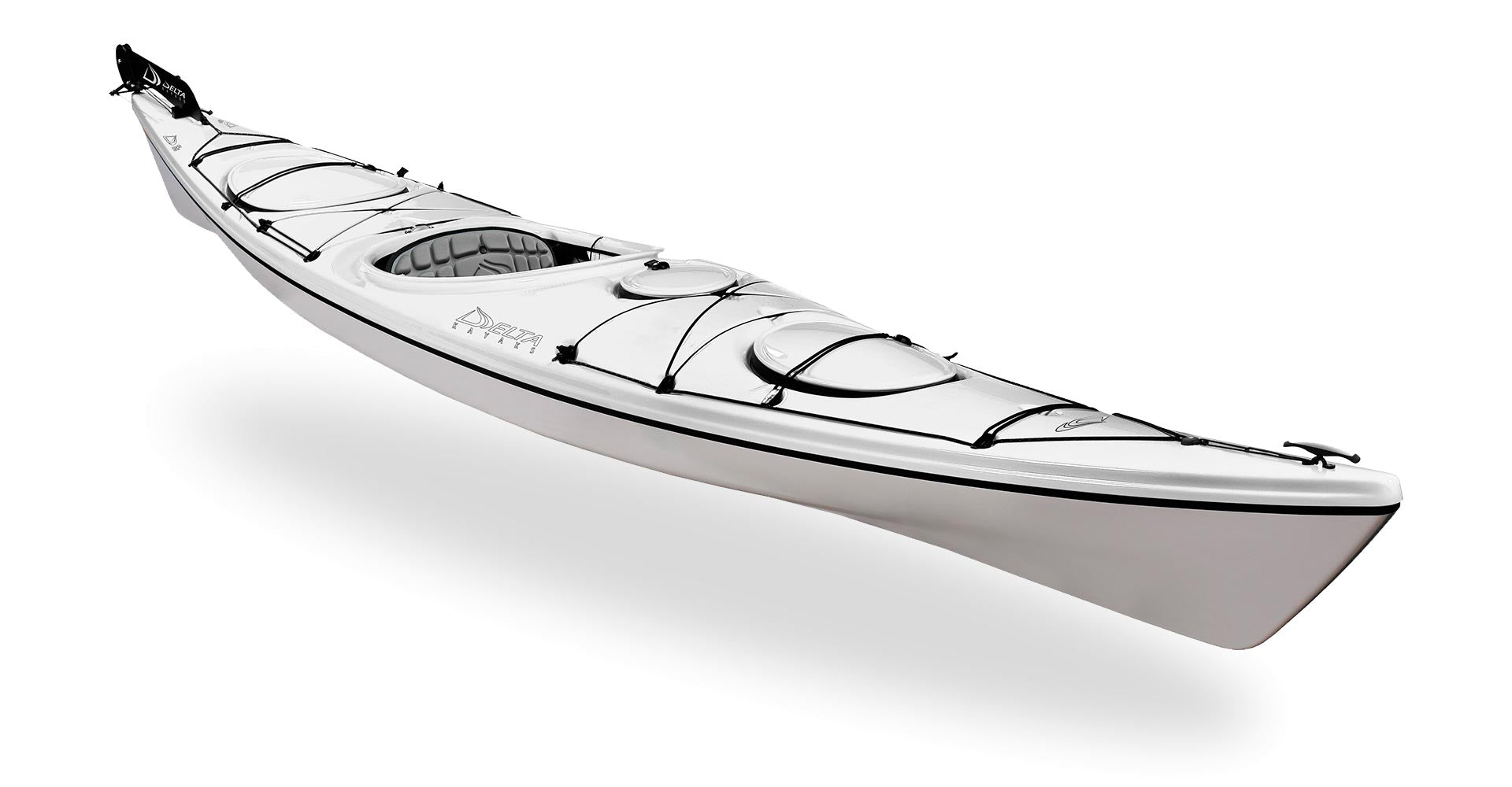 Delta 15S Kayak with Rudder System - Lightweight Touring Kayak for Lakes & Rivers - Perfect for Fishing, Camping and Water Exploration