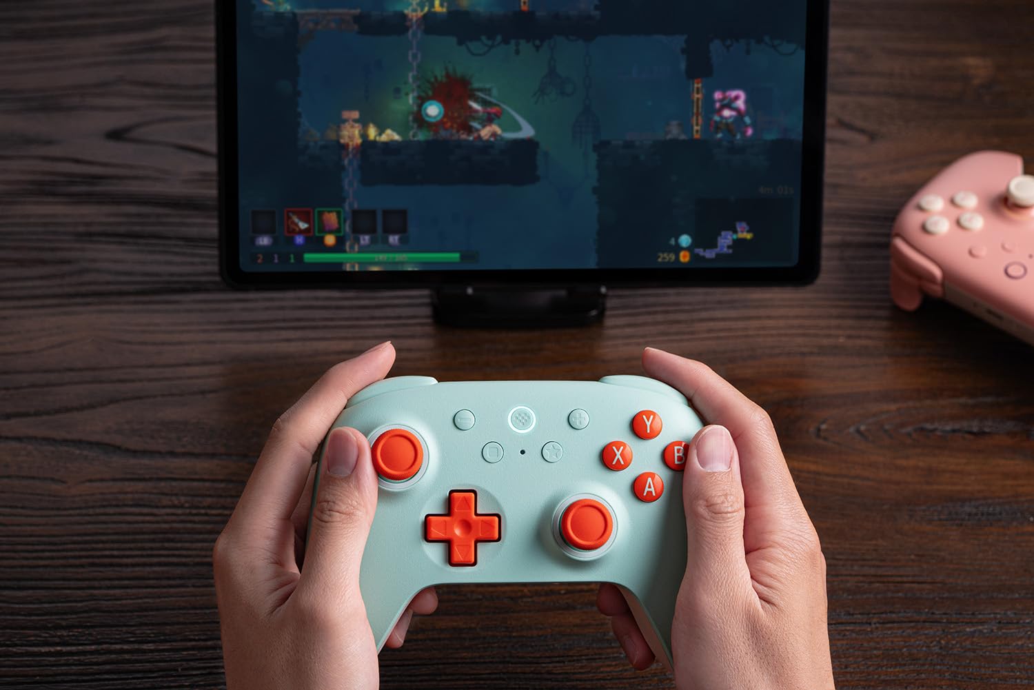 8Bitdo Ultimate 2C Wireless Controller with Hall Effect Joysticks & Triggers - Compatible with Windows PC & Android, Remappable L4/R4 Buttons, Turbo Function, Rumble Vibration (Mint Green) - Perfect for Gaming, Streaming & Cloud Gaming Sessions