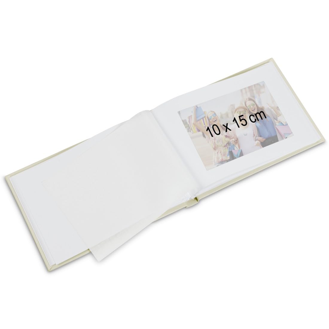 Hama 2783 Fine Art Bookbound Photo Album - 9.4 x 6.7 Inches, 36 Pages, Grey - Perfect for Wedding, Travel & Family Memories Preservation