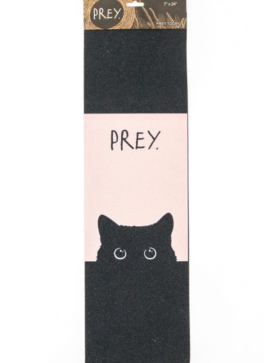 Prey Cat Grip Tape - Non-Slip Skateboard Grip Tape for Enhanced Board Control - Perfect for Skateboarding, Longboarding, and Street Sports