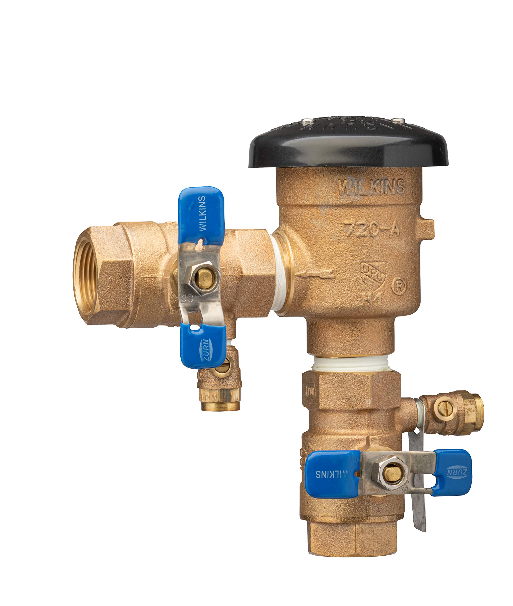 Zurn Wilkins 1-720A 1-Inch 720A Pressure Vacuum Breaker Assembly - Backflow Prevention Device for Irrigation Systems & Water Supply Lines