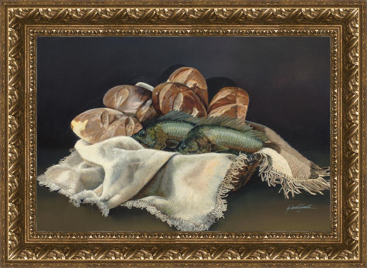 Five Loaves Two Fishes - Biblical Christian T-Shirt for Men & Women - Perfect for Church, Bible Study & Faith-Based Events