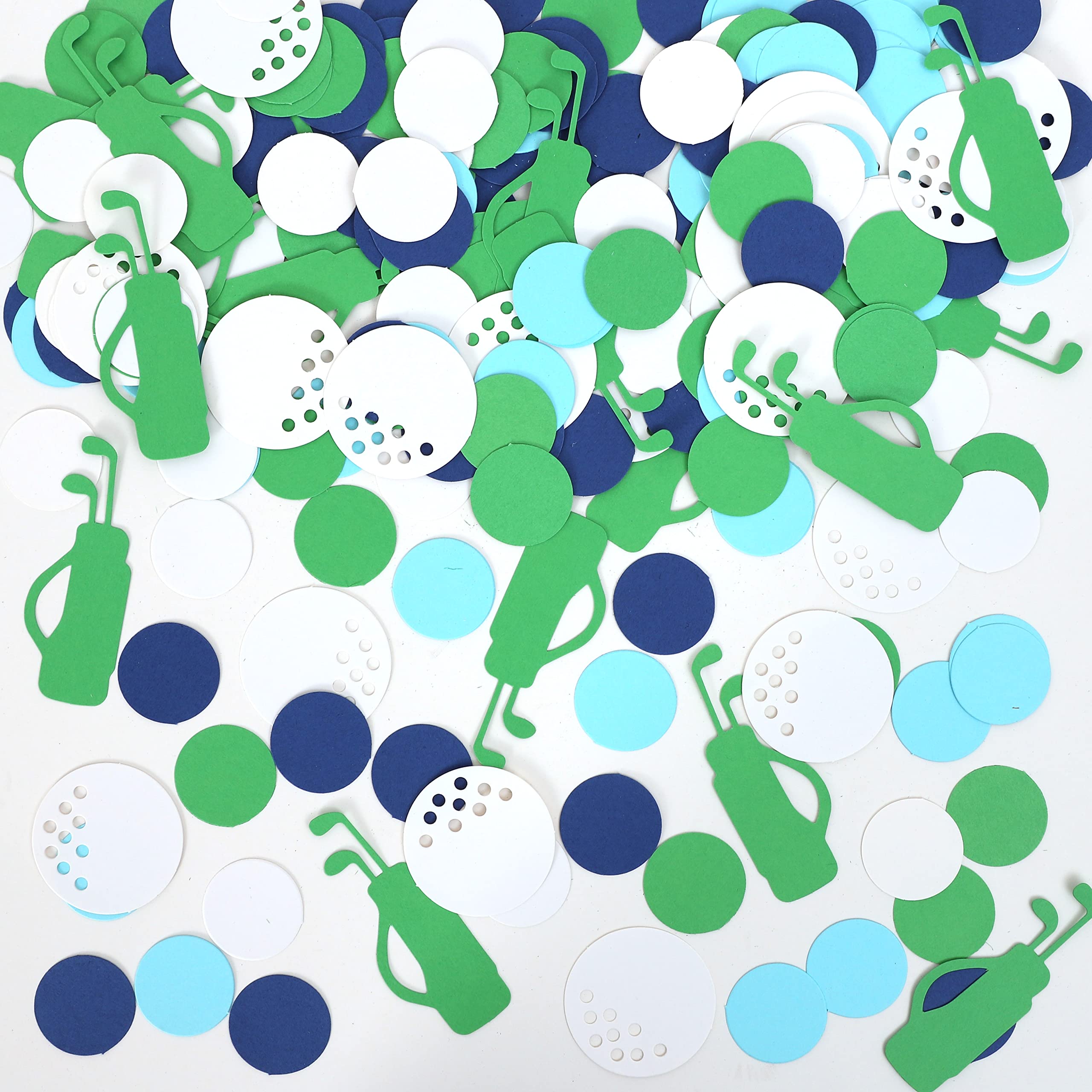 240 Pieces Golf Confetti for Party Decorations - Hole in One Birthday, Golf Themed Party Supplies, Table Scatter for First Birthday, Baby Shower & Golf Tournament Celebrations - Perfect for Golf Lovers, Birthday Boy & Sports Theme Events