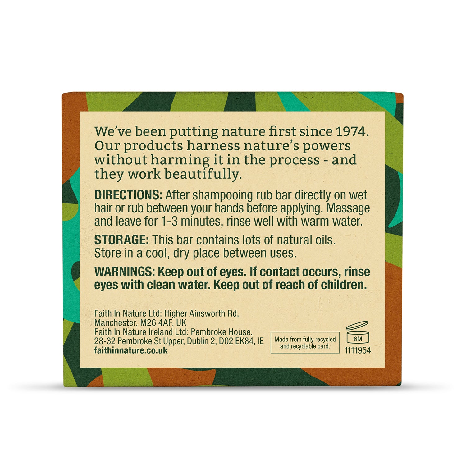 Faith In Nature Coconut & Shea Butter Conditioner Bar - Vegan, Plastic-Free Hair Care for Dry & Damaged Hair - Perfect for Travel, Camping & Zero Waste Lifestyle