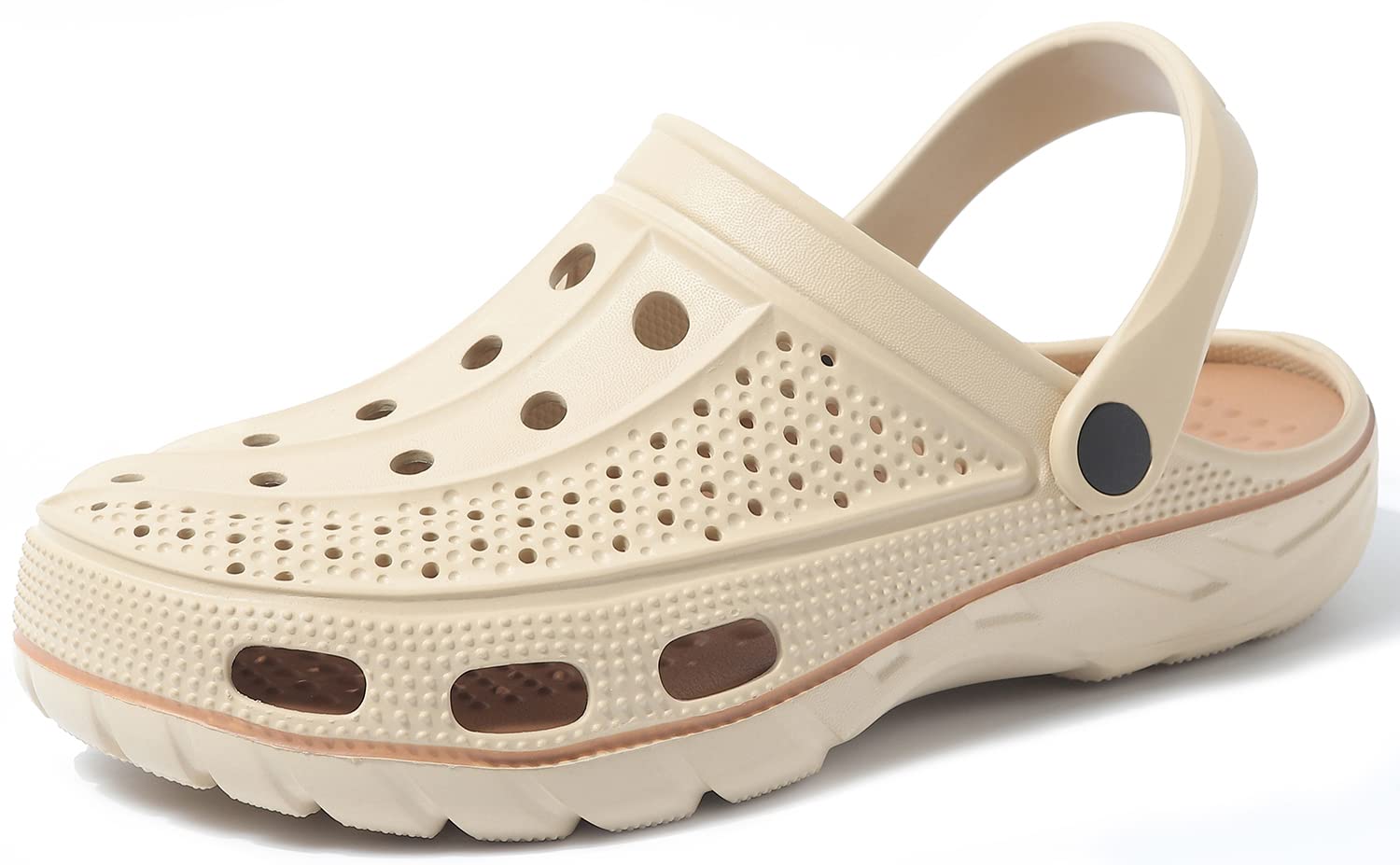 ChayChax Arch Support Clogs for Men & Women - Slip-On Garden Shoes with Removable Cushion Footbed - Comfortable Outdoor Beach Slippers for Walking, Gardening & Relaxation