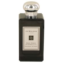 Jo Malone Dark Amber & Ginger Lily Cologne Intense Spray 3.4 oz - Unisex Luxury Perfume (Unboxed) - Perfect for Date Nights, Special Occasions & Everyday Elegance