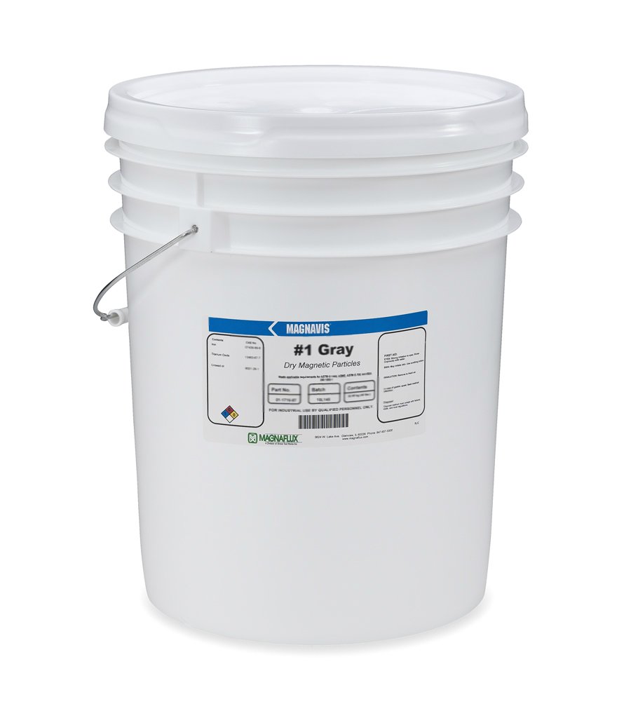 MF #2 Yellow Magnetic Powder - 10 LB Pail for Metal Detection & Industrial Applications | Perfect for Welding, Casting & NDT Testing