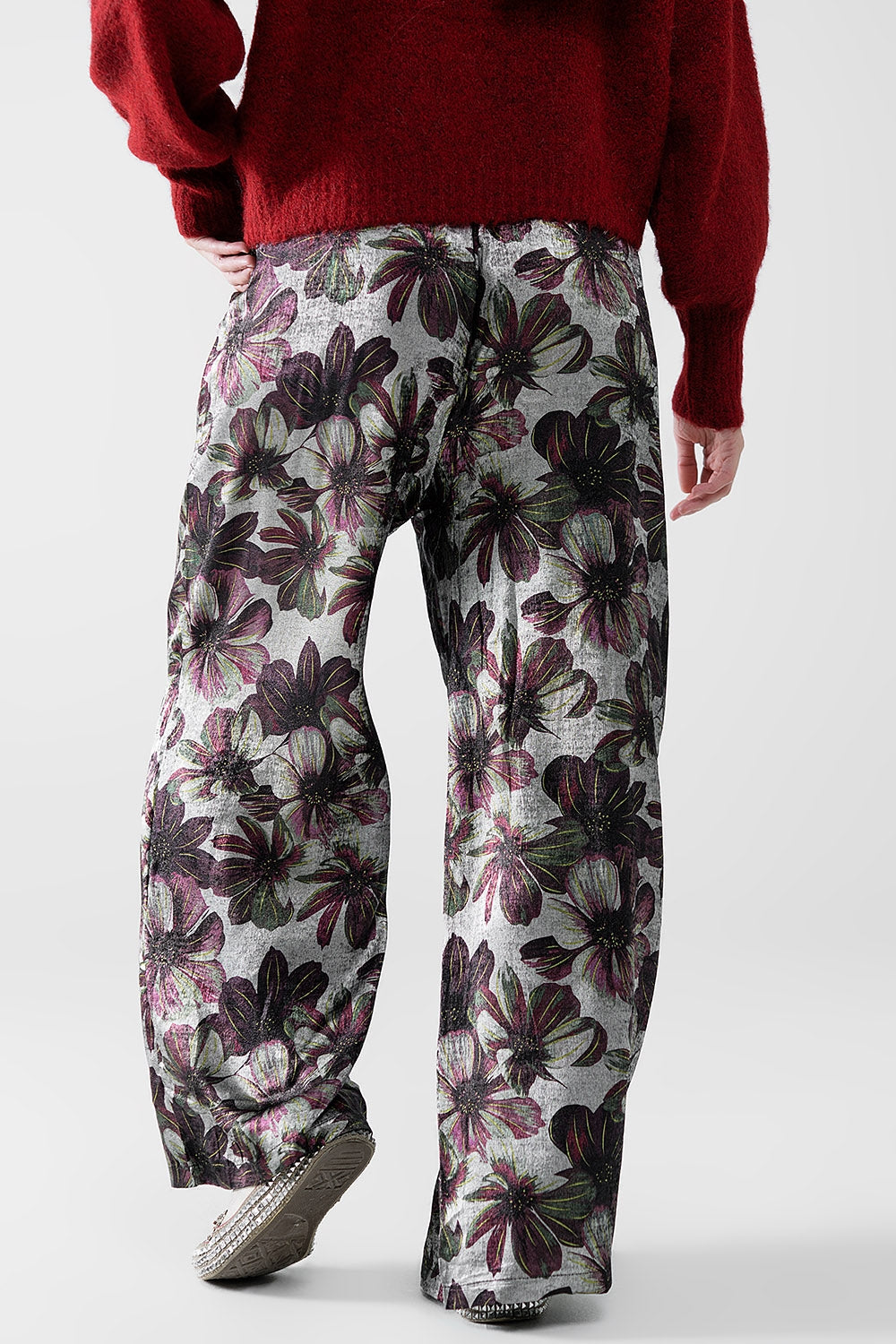 Floral Print Wide Leg Pants for Women - Comfortable & Stylish Lounge Pants for Casual Wear, Yoga, and Relaxation at Home