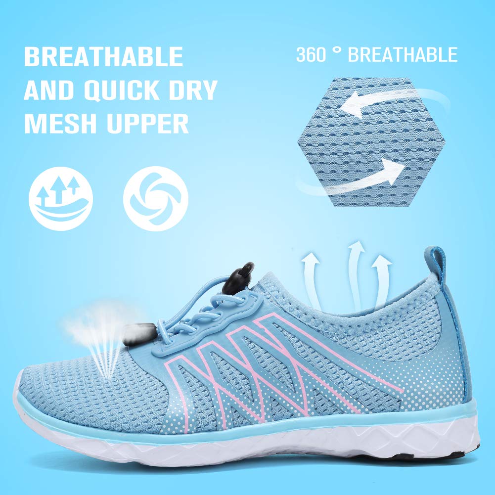 CIOR Kids Water Shoes for Boys & Girls - Lightweight Aqua Athletic Sneakers for Sports, Beach, and Pool Activities (Little Kid/Big Kid) - Perfect for Swimming, Surfing, and Outdoor Adventures