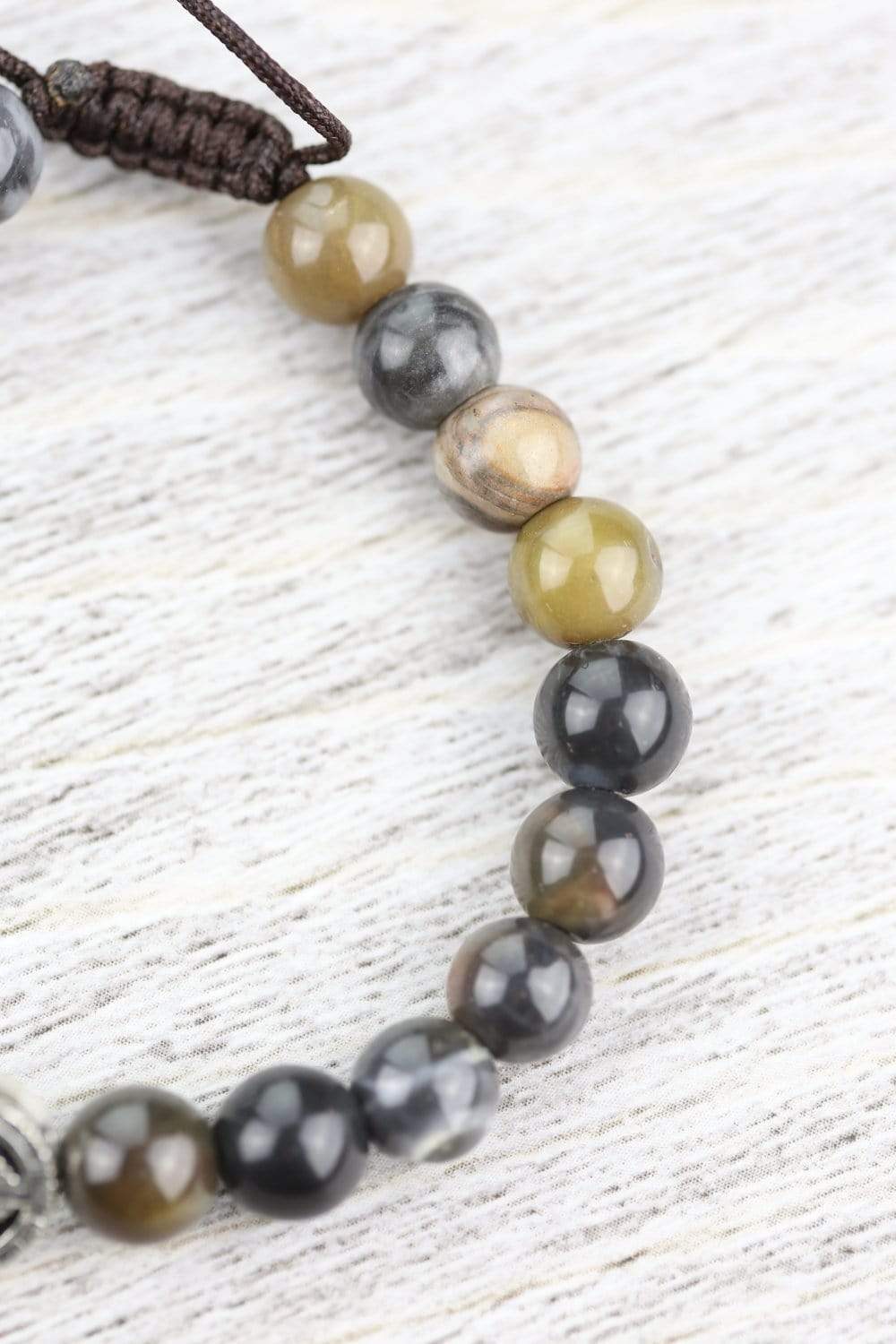 Hawkeye Stability Wrist Mala Bracelet - Yoga & Meditation Beads for Men & Women - Stress Relief & Focus Accessory for Work, Travel & Daily Mindfulness Practice