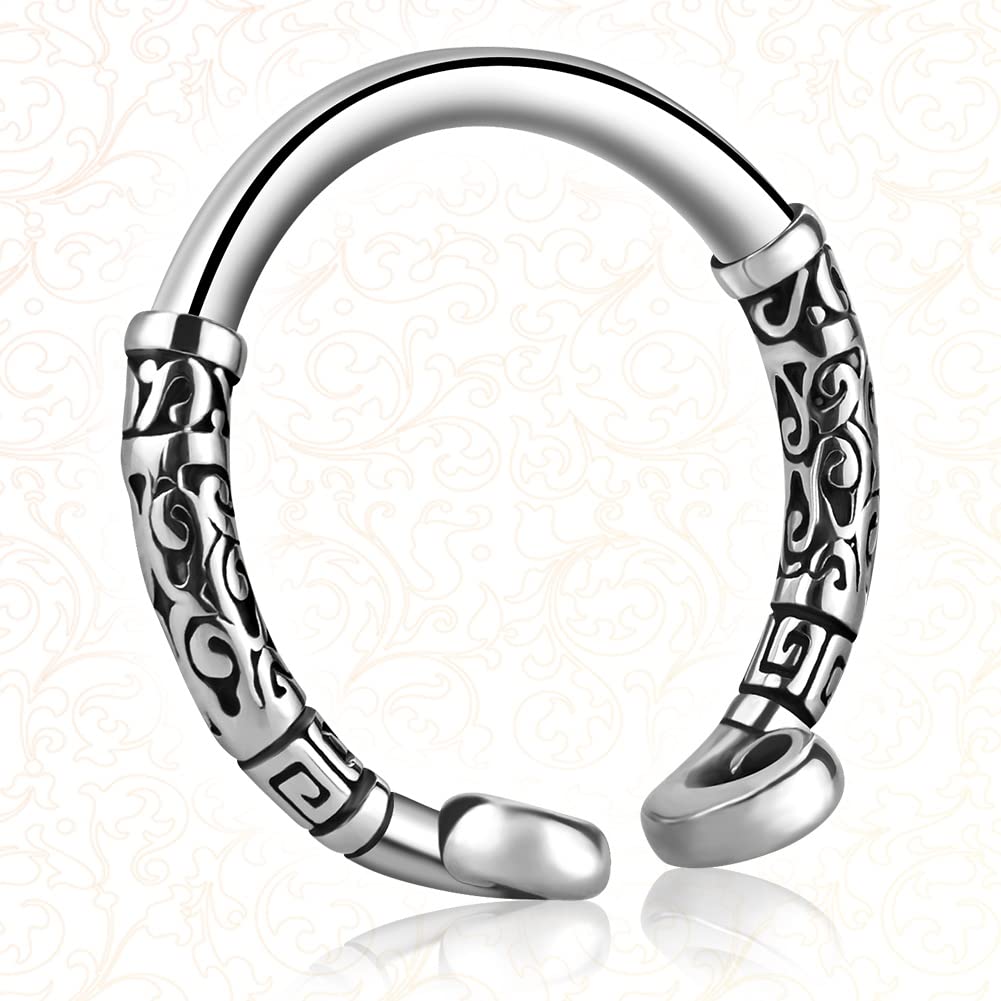 Premium Stainless Steel Cock Ring for Men - Enhances Pleasure, Delays Ejaculation & Increases Stimulation - 1.18 Inch Glans Ring for Intense Orgasms - Perfect for Couples Play, Solo Exploration & BDSM Bondage Scenes