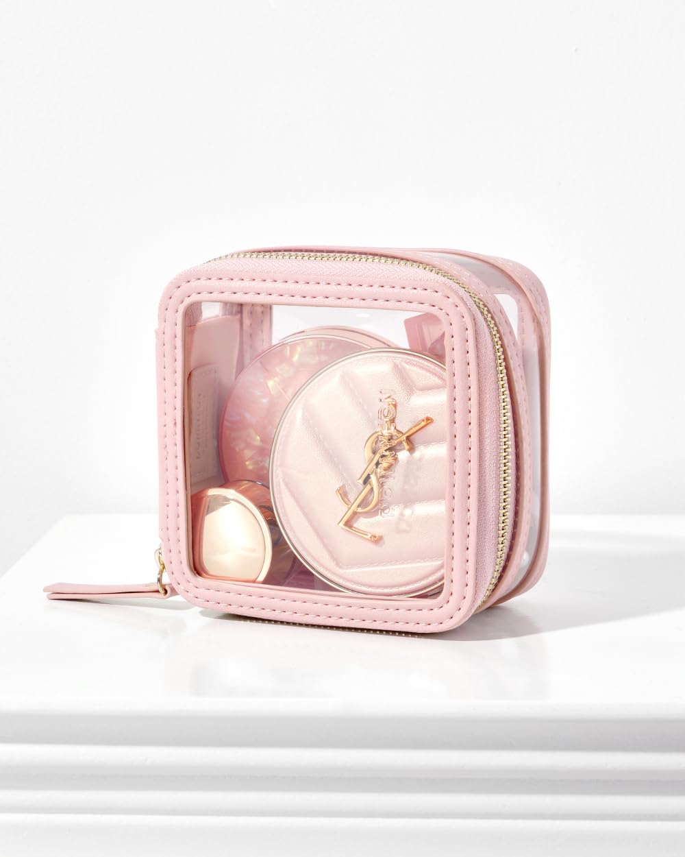 Clear Makeup Case - Portable Cosmetic Organizer for Travel & Storage