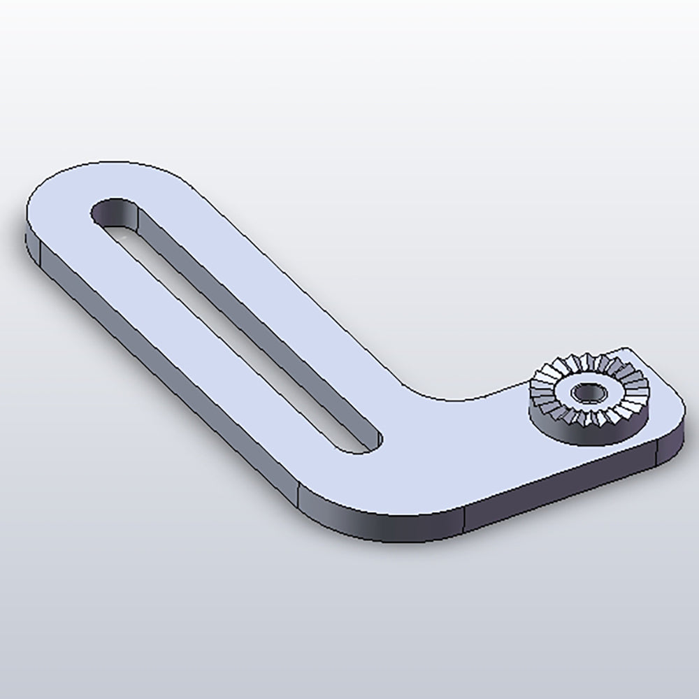 TDS 250-35 Right Angle Tool Rest Bracket - Heavy Duty Lathe Accessory for Woodworking & Metalworking Projects | Perfect for DIY Crafts, Furniture Making, and Home Workshops
