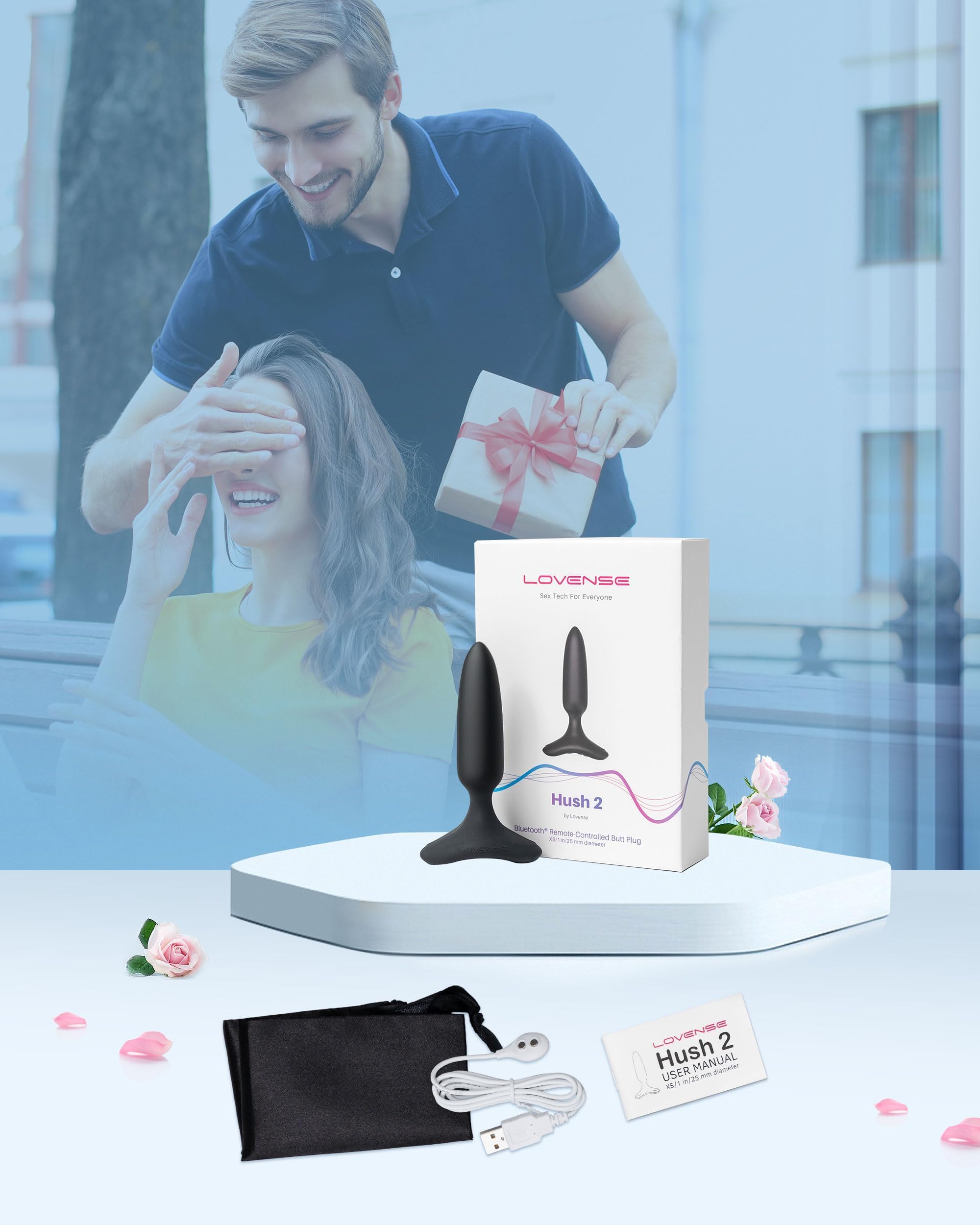 LOVENSE Hush 2 Vibrating Butt Plug 1.0