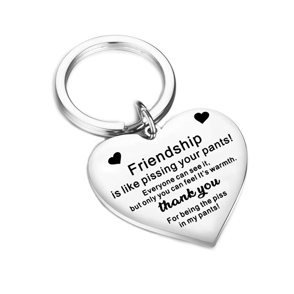 Best Friend Thank You Gifts for Women & Girls - Friendship Keychain for BFF, Birthday, Christmas, Graduation - Perfect for Her, Him, and Bestie - Ideal for Everyday Carry, Party Favors, and Keepsakes