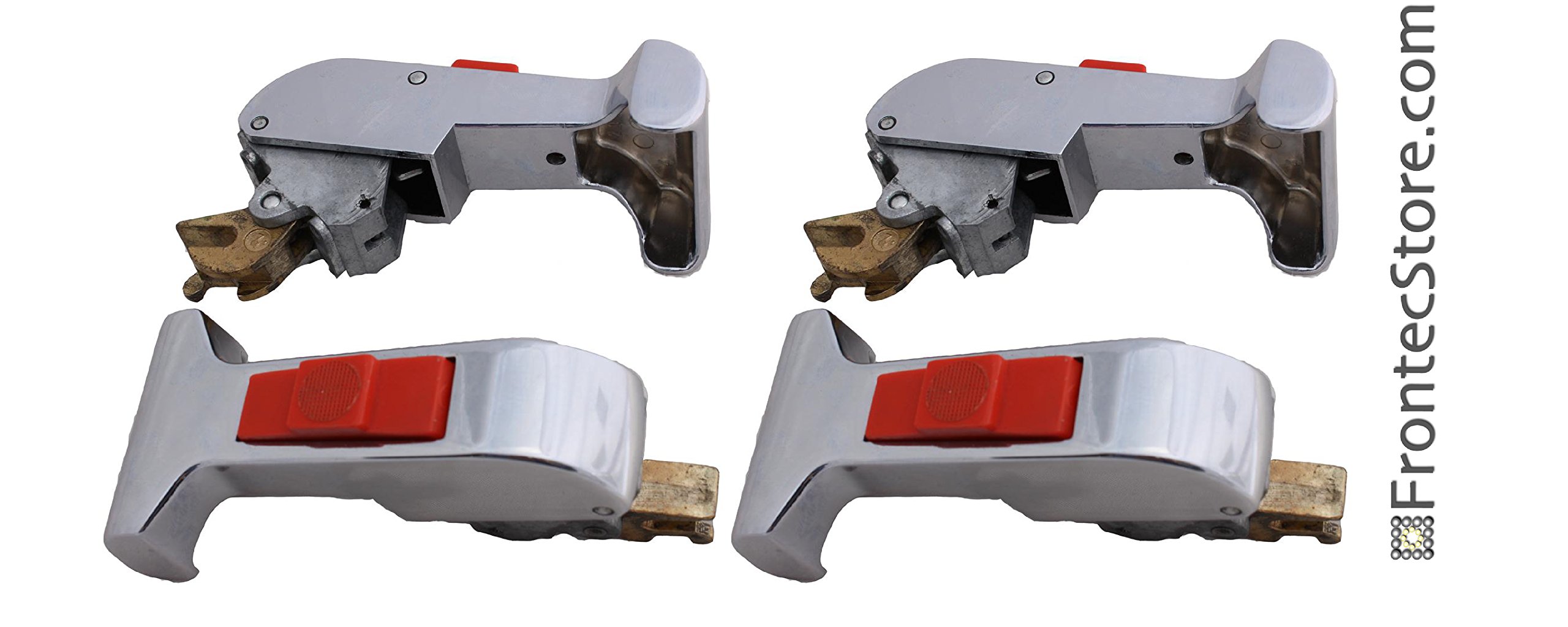 4-Pack Universal T-Shaped Door Handles - Replacement Parts for IPSO Washing Machines - Perfect for Laundry Rooms and Commercial Use