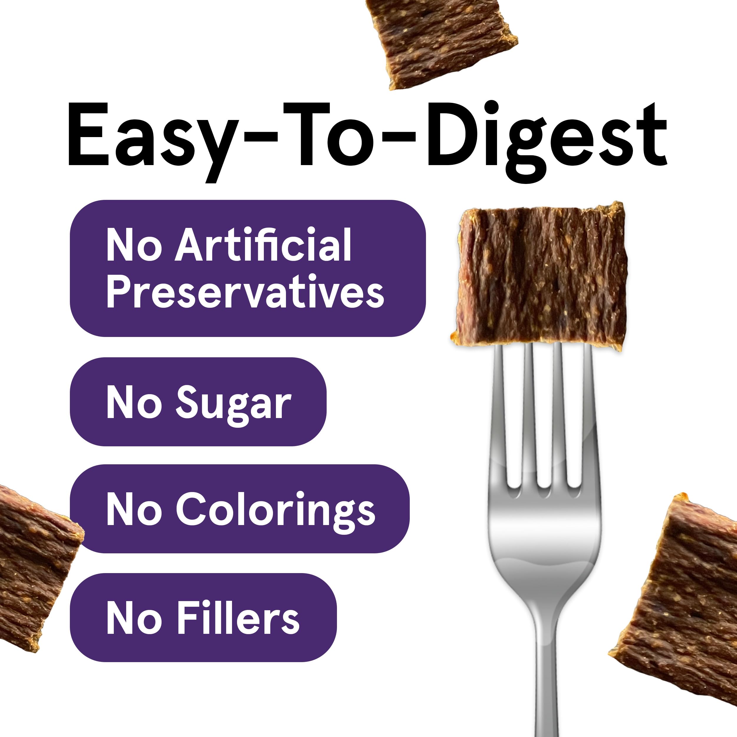 Premium Grain-Free Dog Treats - 12oz Air-Dried Lamb & Liver Jerky Bites - 95% Human-Grade, Free-Range Grass-Fed Meat - All Natural Training Rewards & Healthy Snacks for Small, Medium & Large Dogs - Perfect for Training, Travel & Daily Treats