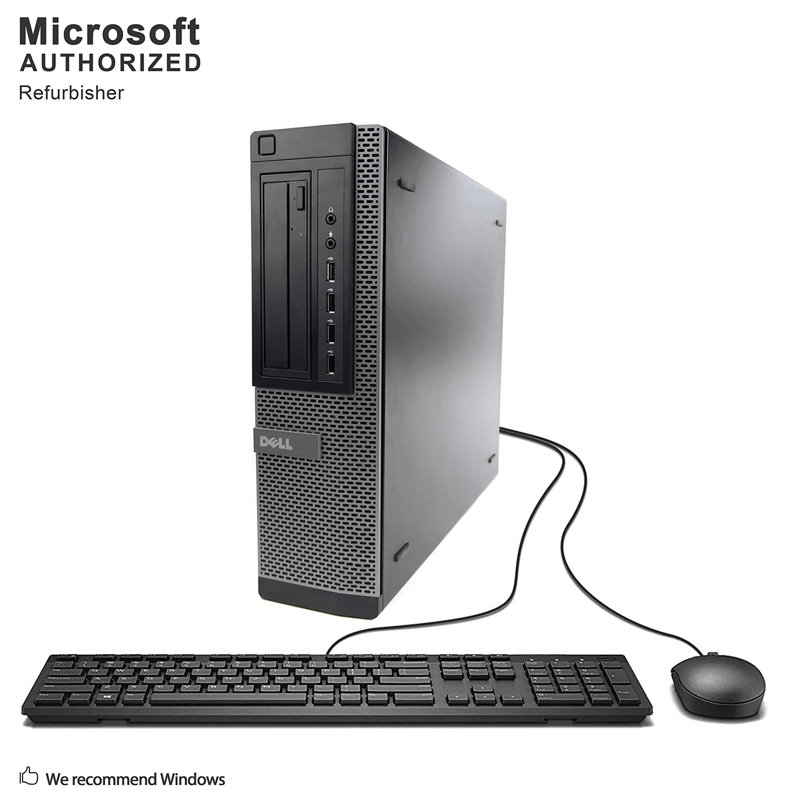 Refurbished DELL OptiPlex 790 Business Desktop Computer - Intel Quad Core i5 3.1GHz, 4GB RAM, 250GB HDD, 22