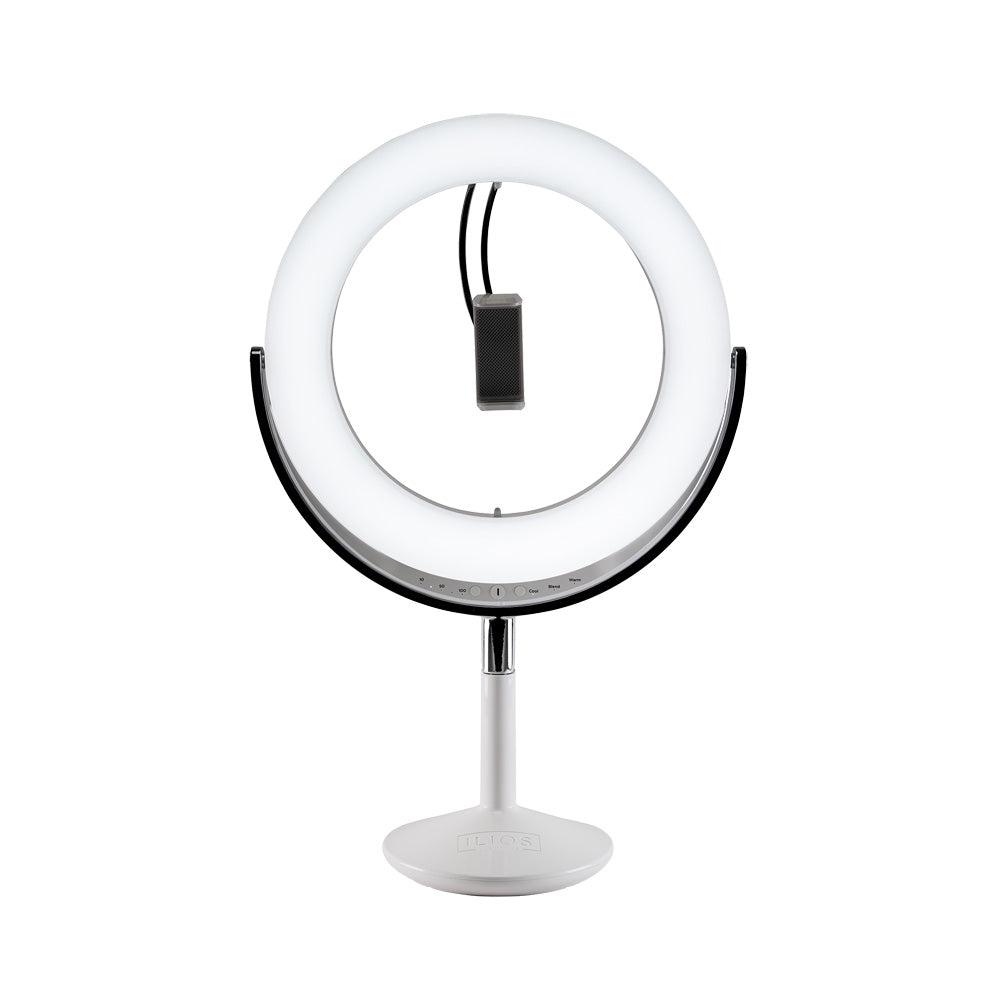 Professional Beauty Ring Light with Adjustable Brightness & Color Temperature - Perfect for Makeup, YouTube Videos, and Live Streaming