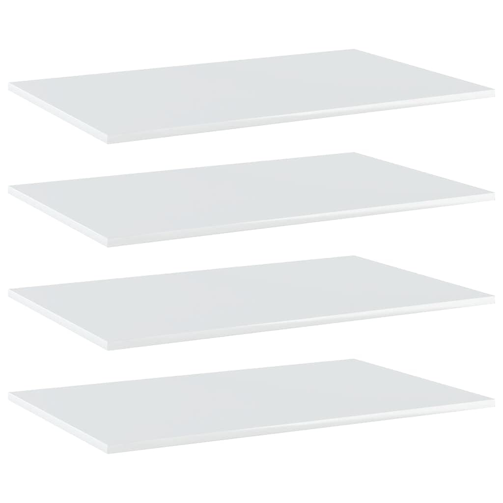 4-Pack High Gloss White Storage Shelf Boards - 31.5