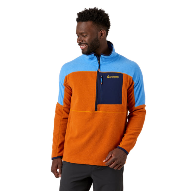 Men's Abrazo Half-Zip Fleece Jacket - Lightweight Warm Pullover for Outdoor Hiking, Camping & Casual Wear