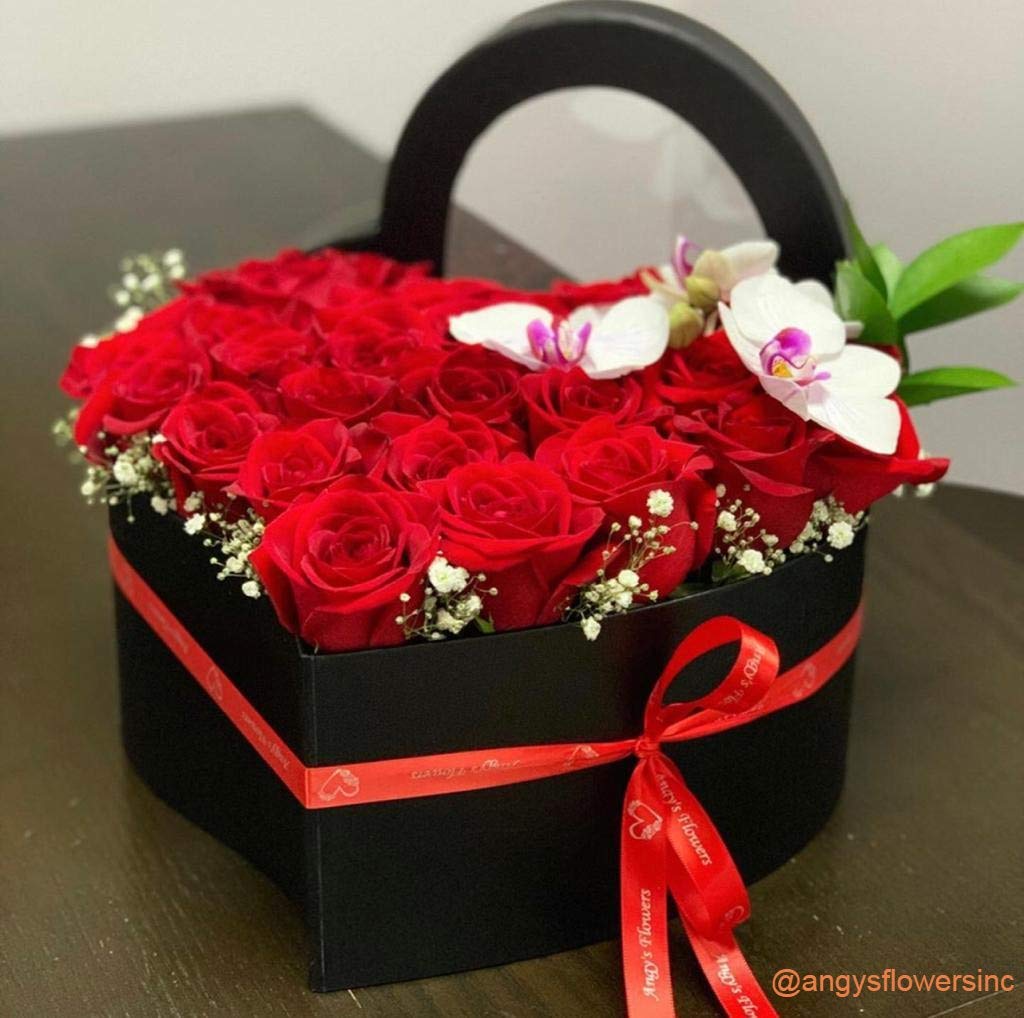 Premium Heart Shaped Gift Boxes Set of 3 - Luxury Black Valentine's Day Jewelry & Flower Packaging for Weddings, Anniversaries, and Romantic Occasions