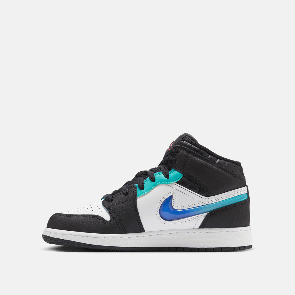 Air Jordan 1 Mid SE Kids' Basketball Shoes - Comfortable Sneakers for Boys & Girls - Perfect for School, Sports, and Casual Wear