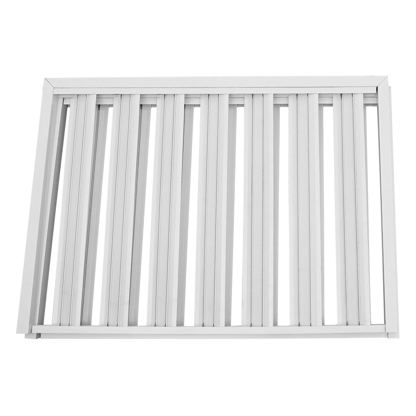 White 3-Panel Outdoor Air Conditioner Fence Privacy Screen - 40.16 x 22.05 x 31.5 Inches - Durable AC Unit Cover for Yard, Patio & Garden Decoration