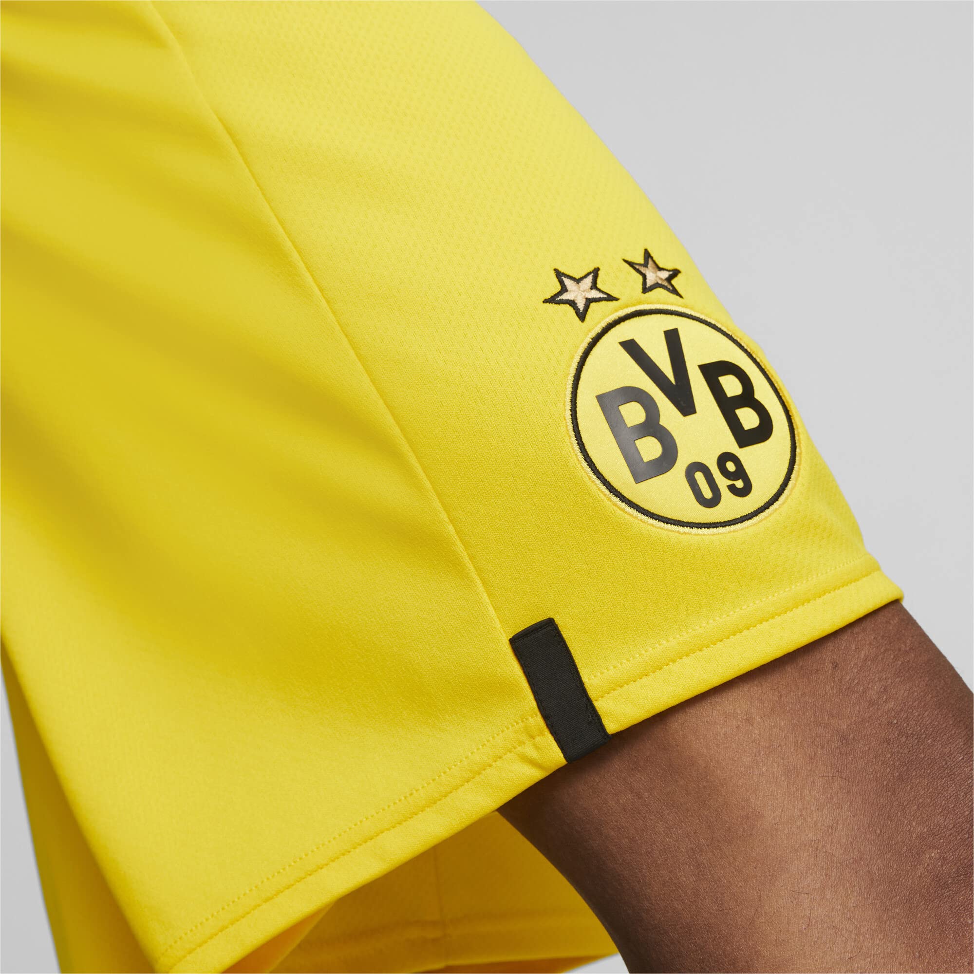 Borussia Dortmund Men's BVB Replica Soccer Shorts - Official Football Training Shorts for Fans & Players - Perfect for Matches, Training & Casual Wear
