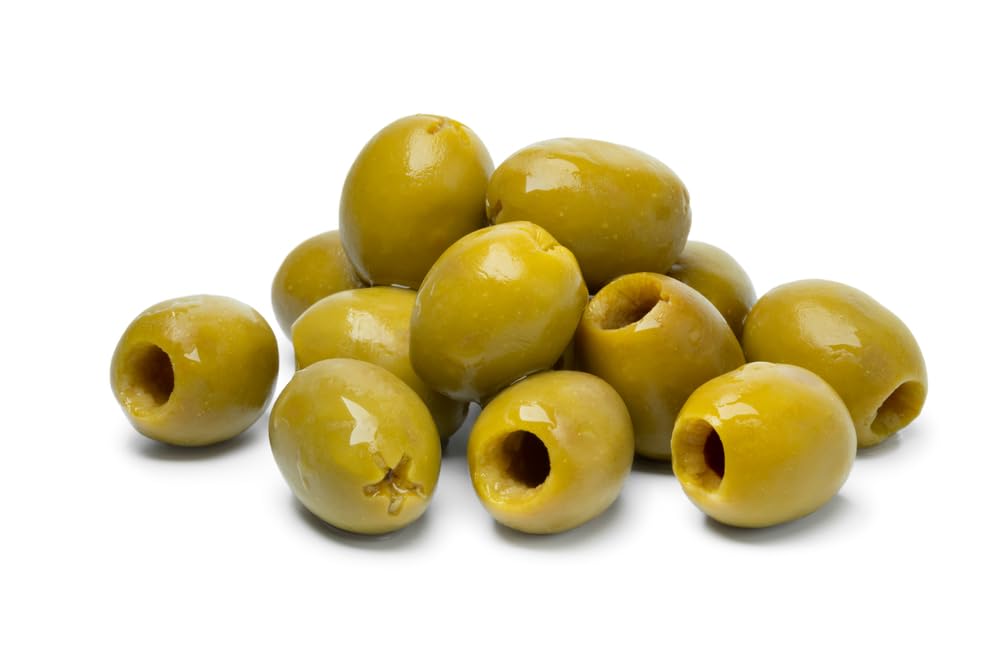 Sanniti Pitted Castelvetrano Olives - 19 Ounce Jar | Premium Italian Green Olives | Perfect for Salads, Charcuterie Boards & Mediterranean Recipes