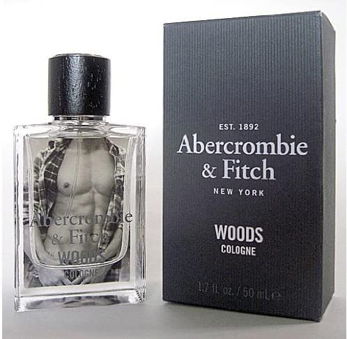 Authentic Abercrombie & Fitch Men's Woods Cologne 1.7 oz Bottle - 100% Genuine Fragrance for Date Nights & Special Occasions