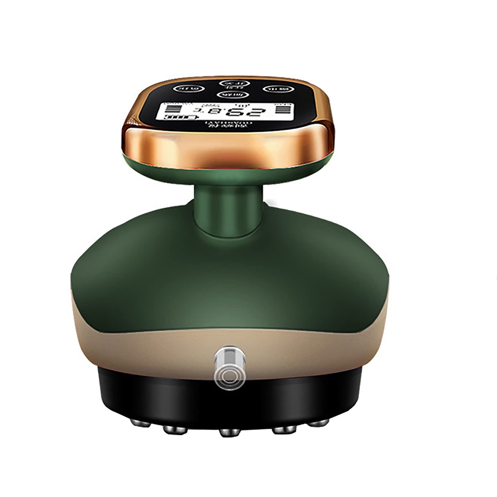 Electric Scraping Massager & Cupping Therapy Machine - Vacuum Suction for Pain Relief, Detox & Blood Circulation - Portable Physiotherapy Device for Home/Office Use - Perfect for Muscle Relaxation, Stress Relief & Meridian Massage