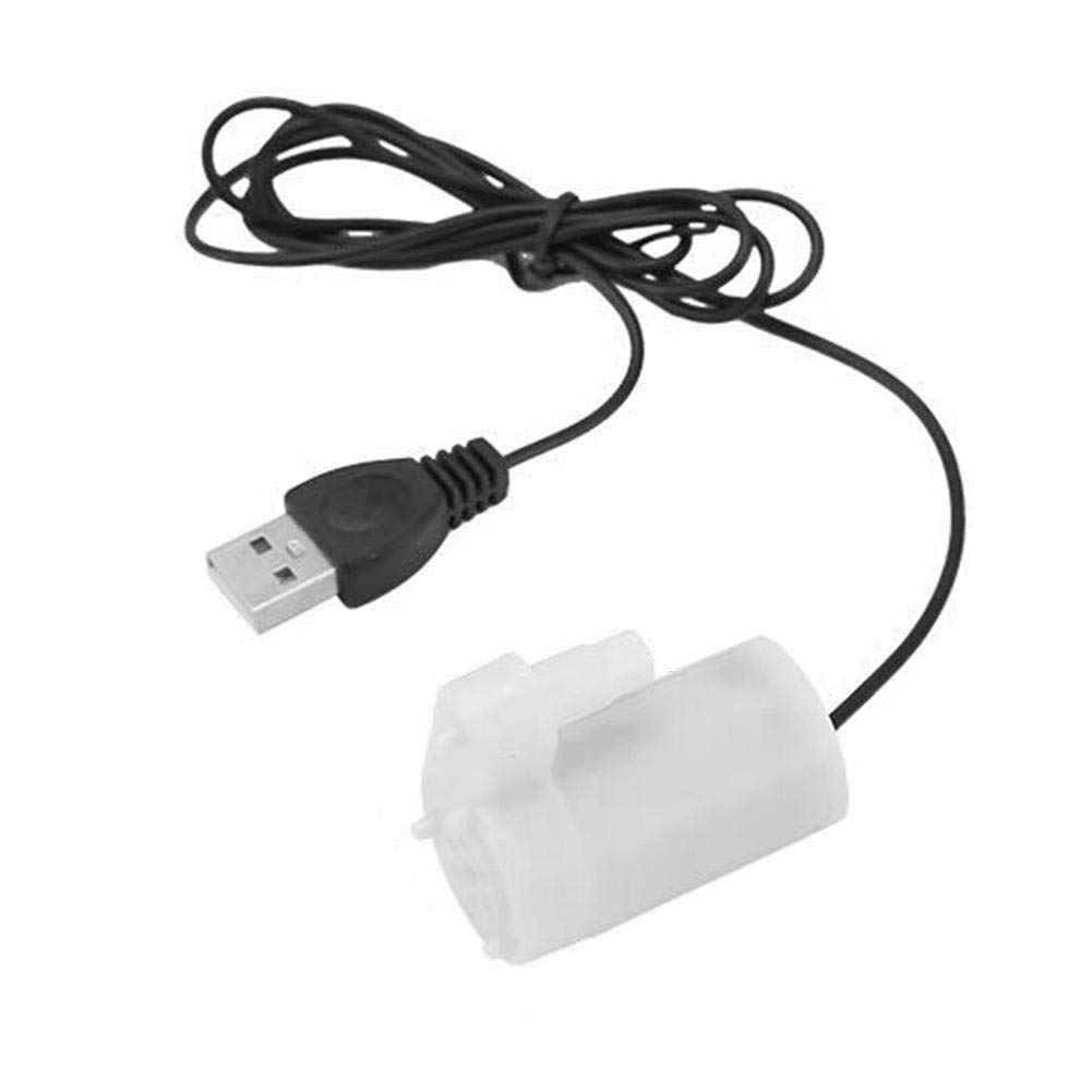 Awakingdemi Low Noise Brushless Motor Submersible Water Pump - 400GPH, USB Powered, Vertical Design for Aquariums, Fountains & Hydroponics | Indoor & Outdoor Use