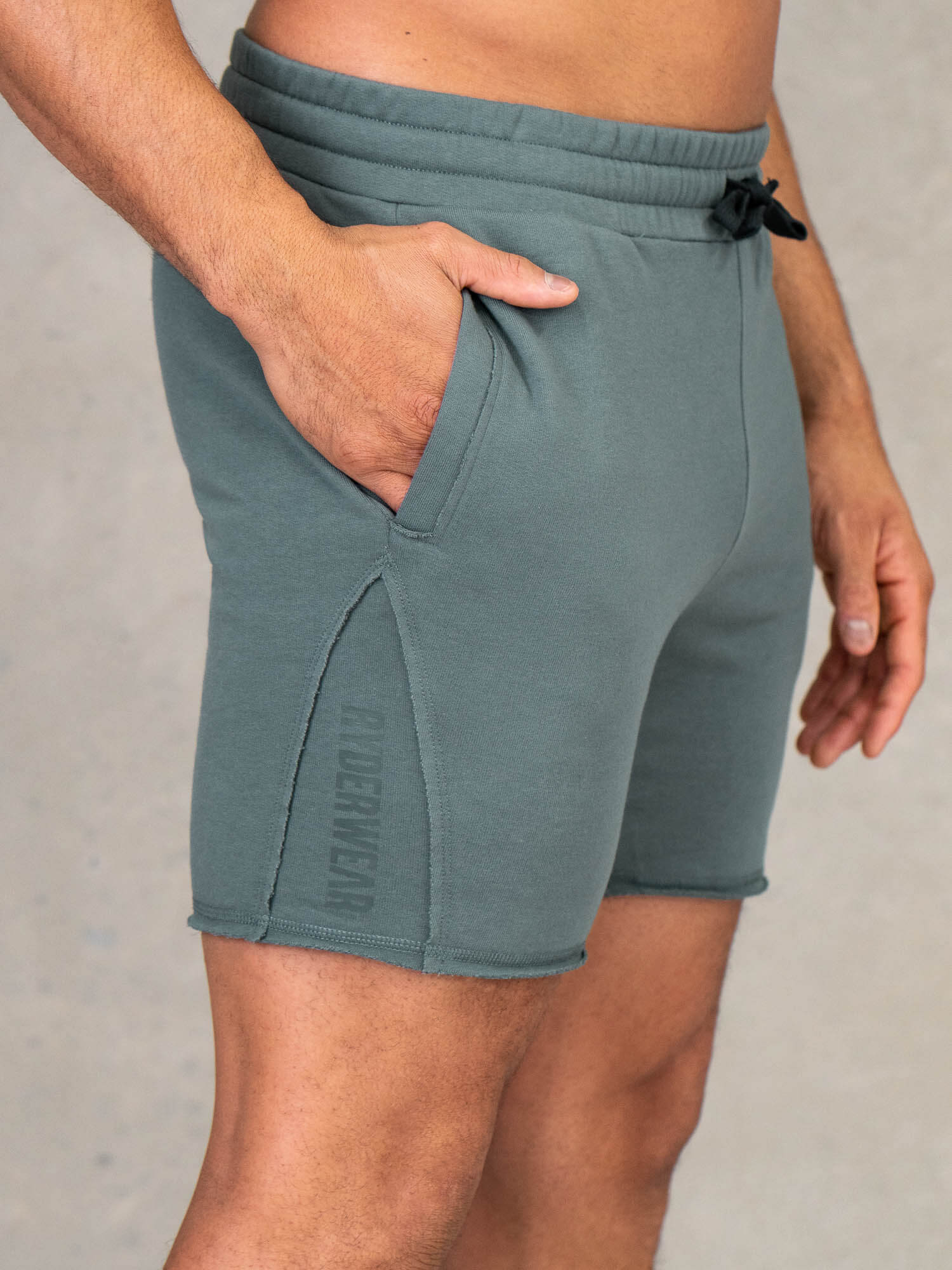 Force 6 Track Shorts for Men - Breathable Running Shorts with Liner, Fern Green - Perfect for Gym Workouts, Jogging & Outdoor Sports