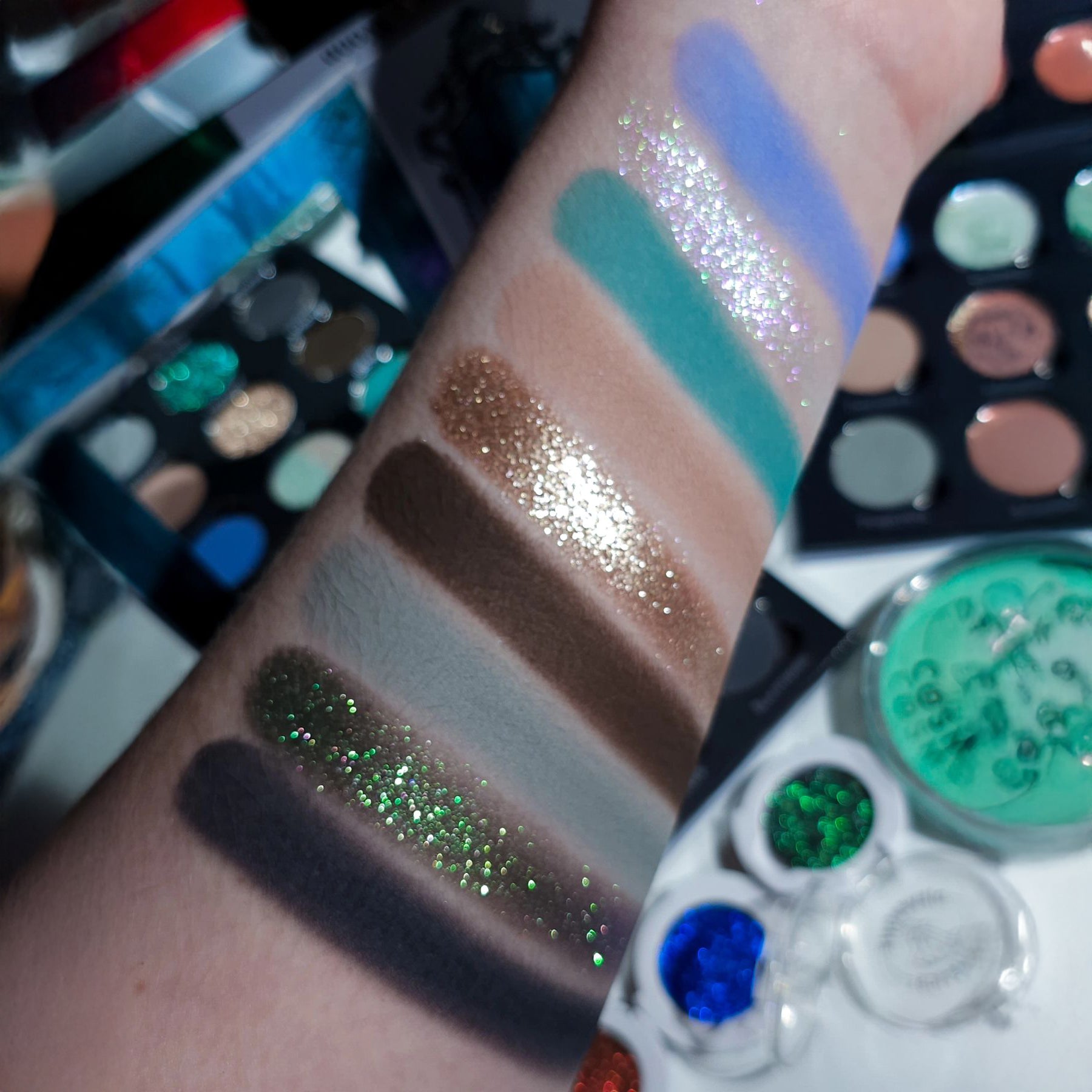 Warlock of the Wood Eyeshadow Palette - 12 Matte & Shimmer Shades for Witchy & Gothic Makeup Looks | Perfect for Halloween, Cosplay & Dark Fantasy Makeup