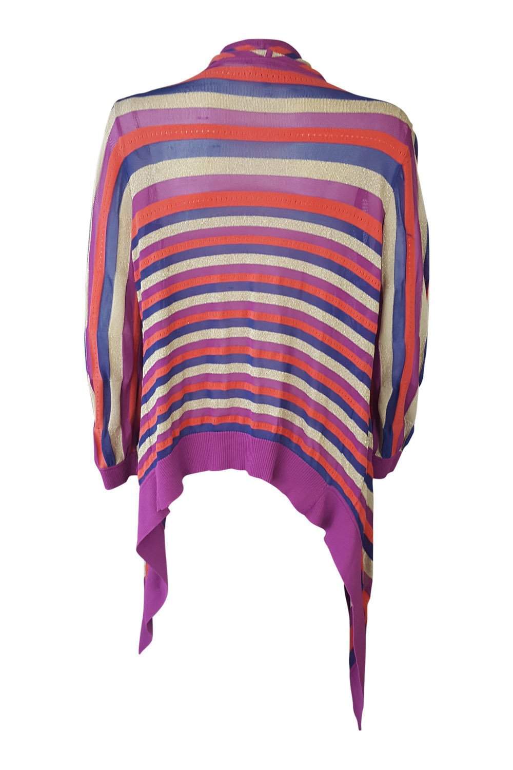 KAREN MILLEN Women's Multi-Colored Asymmetric Dress & Cardigan Set - 4-Piece Outfit for Work, Parties & Special Occasions