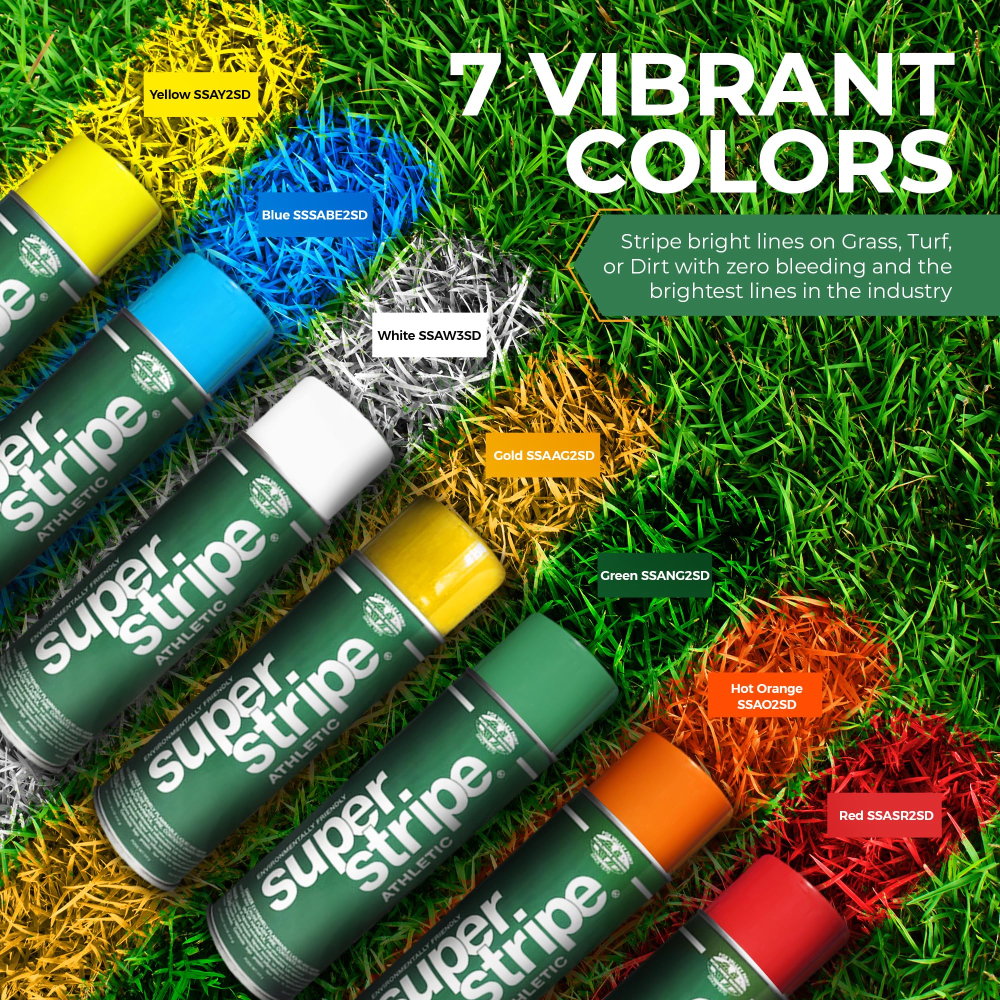 Fox Valley Athletic Field Marking Paint - 18 oz (Pack of 12) - Easy to Use Sports Field Paint for Grass, Turf, Tennis & Basketball Courts - Athletic Gold - Perfect for Outdoor Sports, School Events & Professional Field Maintenance