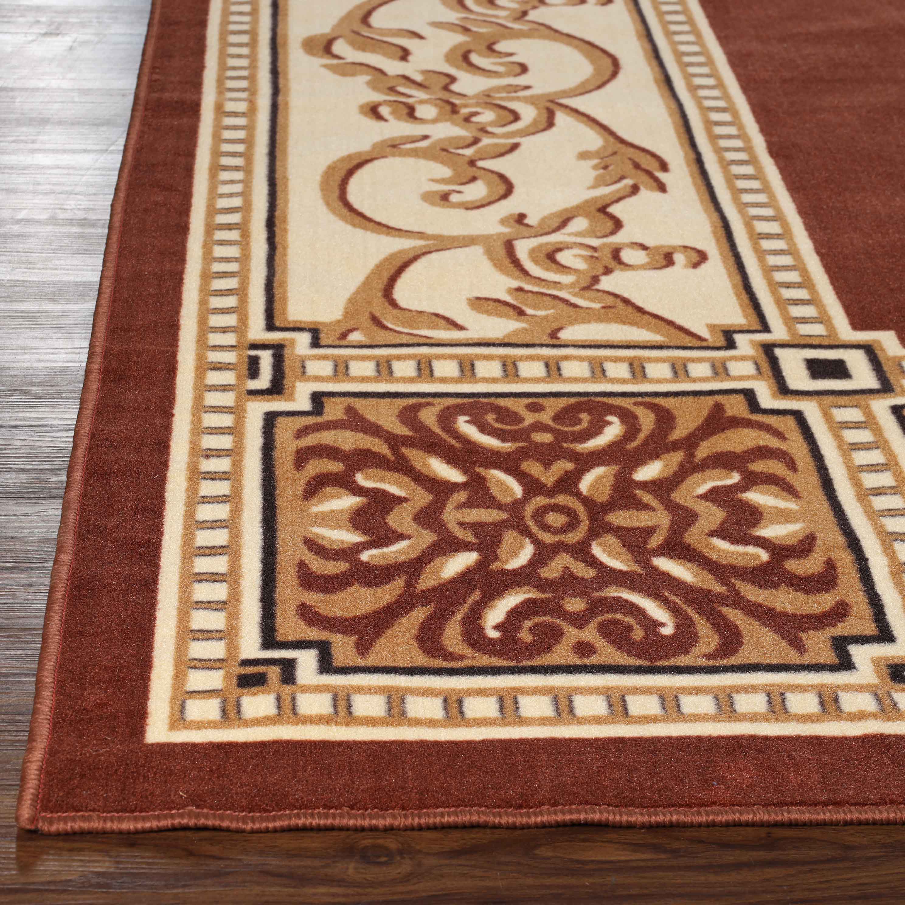 Large Medallion Modern Bohemian Indoor Area Rug or Runner - Perfect for Living Room, Bedroom & Boho Home Decor