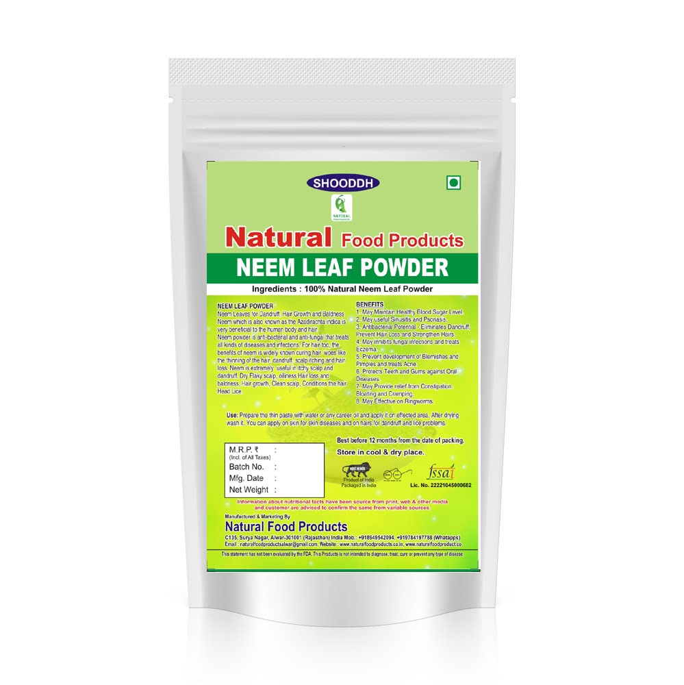SHOODDH Potato Powder & Neem Leaf Powder Face Pack for Skin Brightening & Glow (2-Pack, 250g Each) | Natural Skin Care for Hyperpigmentation & Dark Spots | Perfect for Daily Skincare Routine & Spa Treatments