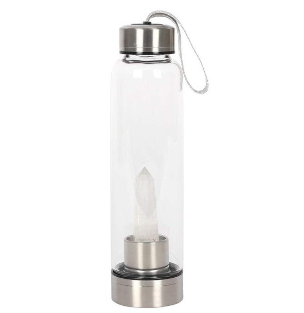 Stylish & Eco-Friendly Something Different Quartz Water Bottle - Leak-Proof, BPA-Free, 32oz for Gym, Hiking & Office Use