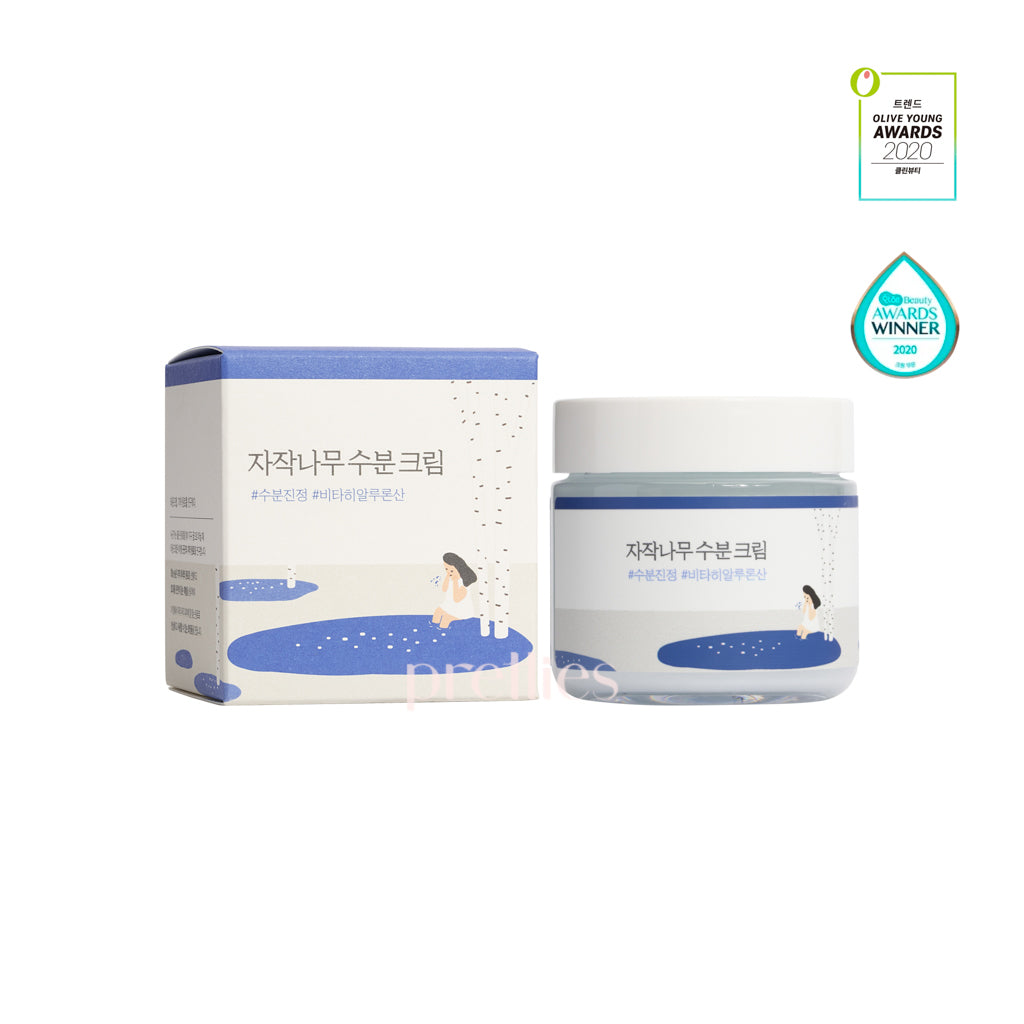 Round Lab Birch Juice Moisturizing Cream 80ml - Hydrating Face Moisturizer for Dry Skin, Dermatologist-Tested Korean Skincare - Perfect for Daily Use & Night Routine